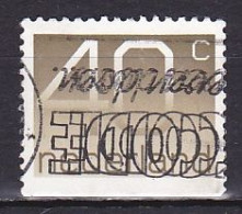 Netherlands, 1976, Numeral/Imperf Bottom, 40c, USED - Usati