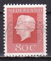 Netherlands, 1971, Queen Juliana, 80c, USED - Usati