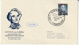 Bund: FDC Justus Von Liebig, 1953 - Sonstige & Ohne Zuordnung