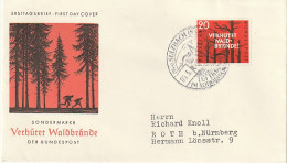 Bund: FDC  Waldbrandverhütung 1958 - Sonstige & Ohne Zuordnung