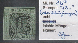 Baden Nr. 3b, Geprüft Stegmüller  - Autres & Non Classés