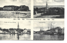 Sonderburg - 4 Bilder.  S-1232 - Nordschleswig