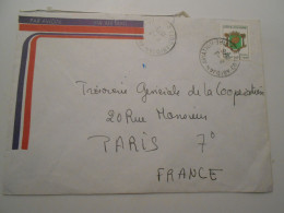 Cote D Ivoire , Lettre De D Abidjan Aviation 1976 Pour Paris - Côte D'Ivoire (1960-...)