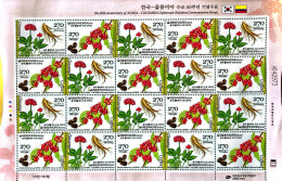 South Korea 2012 Edición The 50th Anniversary Of KOREA-COLOMBIA Diplomatic Relations Commemorative Stamps - Korea (Süd-)