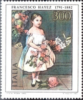 ITALIA, ITALY, ARTISTI ITALIANI, FRANCESCO HAYEZ, 1982, NUOVO (MNH**) Mi:IT 1816, Scott:IT 1533, Yt:IT 1548 - 1981-90: Usati