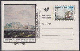 South Africa 1991 Postcard "Arrival Of The Noord-Nieuwland In Table Bay" Unused '60253) - Covers & Documents