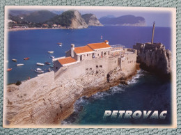 80s-PETROVAC-Crna Gora-Town In MONTENEGRO-A View Of A Casttle-Pogled Na Tvrdjavu-Vintage Postcard-Unused - Montenegro