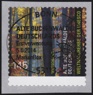 3087 UNESCO Buchenwälder Aus 500-Rolle UNGERADE Nummer, EV-O Bonn - Rollenmarken