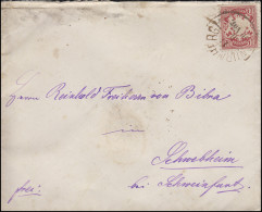 Bayern 10 Pfennig EF Bf. NÜRNBERG I. - 16.8. Nach Schwebheim / SCHWEINFURT - Other & Unclassified