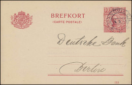 Postkarte P 30 BREFKORT 10 Öre Druckdatum 113, SANDVIKEN 15.5.1916 - Coins