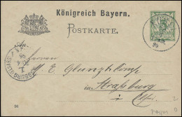 Bayern Postkarte KUSEL 25.4.96 Nach STRASSBURG/ELSASS 1. - 30.4.96 - Postal  Stationery