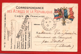 (RECTO / VERSO) CARTE CORRESPONDANCE DES ARMEES DE LA REPUBLIQUE En 1915 - CACHET TRESOR ET POSTES N° 140 - Lettres & Documents