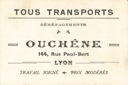 CARTE. DEMENAGEMENTS OUCHÊNE. LYON - Cartes De Visite