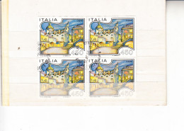 ITALIA  1986 -  Sassone  1756°  (quartina) -  Capri - 1981-90: Usati