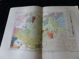 VP-759 , Carte Géographique  Universelle , PEUPLES De L'EUROPE ORIENTALE , Gravé Par Erhard,  1878 - Carte Geographique