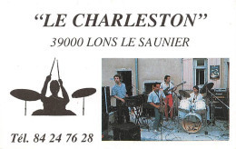 Lons Place De La Comédie Le Charleston Batterie Musique Carte De Visite 5.4 X 8.4 - Lons Le Saunier