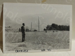 Foto Italia CAVALESE (Trento) 1951. 85x60 Mm. - Europe