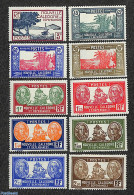 New Caledonia 1939 Definitives 10v, Unused (hinged), Transport - Ships And Boats - Unused Stamps