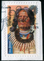 VEREINIGTE STAATEN ETATS UNIS USA 2023 CHIEF STANDING BEAR F USED ON PAPER SN 5798 YT 5648 MI 6051 - Gebraucht