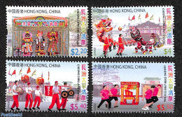 Hong Kong 2024 Cheung Chau Jiao Festival 4v, Mint NH, Various - Folklore - Unused Stamps