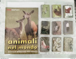 Animali Nel Mondo.copertina Cervi.album+set Completo Figurine FOL.BO. - Andere & Zonder Classificatie