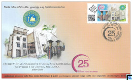 Sri Lanka Stamps 2024, University Of Jaffna, Management, SFDC - Sri Lanka (Ceylon) (1948-...)