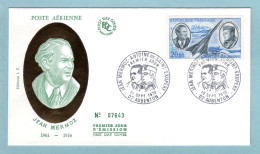 FDC France 1970 - Mermoz Et Saint Exupéry  - YT PA 44 - 02 Aubenton - 1970-1979