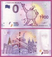 0-Euro UEGS 02 2016  L'AVENTURE MICHELIN - 1900 - Private Proofs / Unofficial