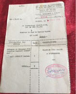 92é Brigade De Bombardement Base Aérienne Cognac-Groupe Moyens Généraux -Militaria Document-Papier Militaire - Documenten