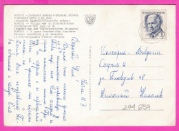 294659 / Slovakia Košice - Treasury Of St. Elizabeth's Cathedral PC 196. USED 30h President Svoboda ,Czechoslovakia - Lettres & Documents