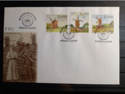 ALAND FDC - WINDMILLS Set, Åland 2001 - Ålandinseln