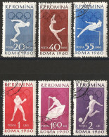 Romania 1960 - Mi 1847/52 - YT 1720/25 ( Roma Olympics Games ) Complete Set - Used Stamps