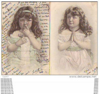 2  CPA .(  Pionniéres )             Visage    D´ENFANTS                    .Ref....A0.104 - Autres & Non Classés