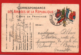 (RECTO / VERSO) CARTE CORRESPONDANCE DES ARMEES DE LA REPUBLIQUE En 1915 - CACHET TRESOR ET POSTES N° 31 - Lettres & Documents