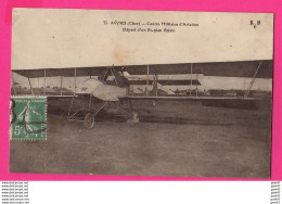 CPA (Réf: Z 3475) AVORD (18 CHER) Centre Militaire D'Aviation Départ D'un Bi-Plan Voisin  (TRANSPORTS AVIATION) - 1914-1918: 1. Weltkrieg