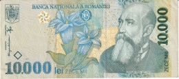 BILLETE DE RUMANIA DE 10000 LEI DEL AÑO 1999 EN CALIDAD MBC (VF) (BANKNOTE) - Roumanie