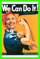 PERSONNAGE POLITIQUE - HILLARY RODMAN CLINTON, FIRST LADY - ROSIE THE RIVETER OD WWIIe BYJ. HOWARD MILLER - 1997 - Figuren