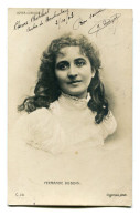 FERNANDE DUBOIS - Actrice OPERA COMIQUE - Carte Photo - OGERAU Photographie - Opéra