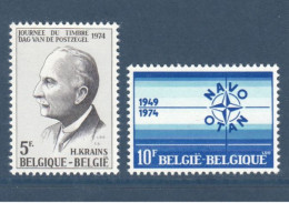 Belgique België, **, Yv 1705, 1706, Mi 1764, 1765, SG 2348, 2349, - Neufs