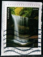 VEREINIGTE STAATEN ETATS UNIS USA 2023 WATERFALLS: LASALLE CANYON WATERFALL ILLINOIS USED PAPER MI 6082 YT 5679 SN 5802K - Gebraucht