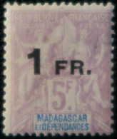 LP3039/181 - COLONIES FRANÇAISES - MADAGASCAR - 1921 - N°123 NEUF** - Neufs