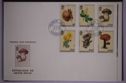 Obervolta 950-955 Und Block 80 Gestempelt Als FDC #GC033 - Burkina Faso (1984-...)