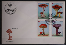 Mocambique 1057-1060 Gestempelt Als FDC #GC009 - Mosambik