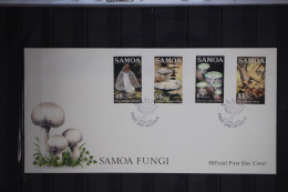 Samoa 561-564 Gestempelt Als FDC/ Pilze #GC045 - Samoa (Staat)