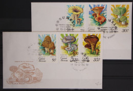 Guinea Bissau 846-851 Gestempelt Als FDC / Pilze #GC101 - Guinea-Bissau