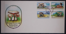 Lesotho 411-414 Gestempelt Als FDC / Pilze #GC121 - Lesotho (1966-...)