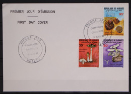 Dschibuti 488-490 Gestempelt Als FDC / Pilze #GC082 - Djibouti (1977-...)