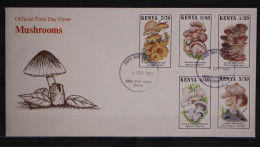 Kenia 486-490 Postfrisch Als FDC / Pilze #GC224 - Kenia (1963-...)