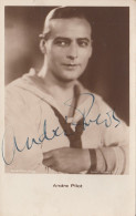 ANDRE PILOT - Actor Born In Wurzburg Germany - Autograph Autographe Signature Autogramm - Attori E Comici 