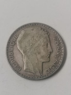 France, 20 Francs Turin 1933, Argent - 20 Francs